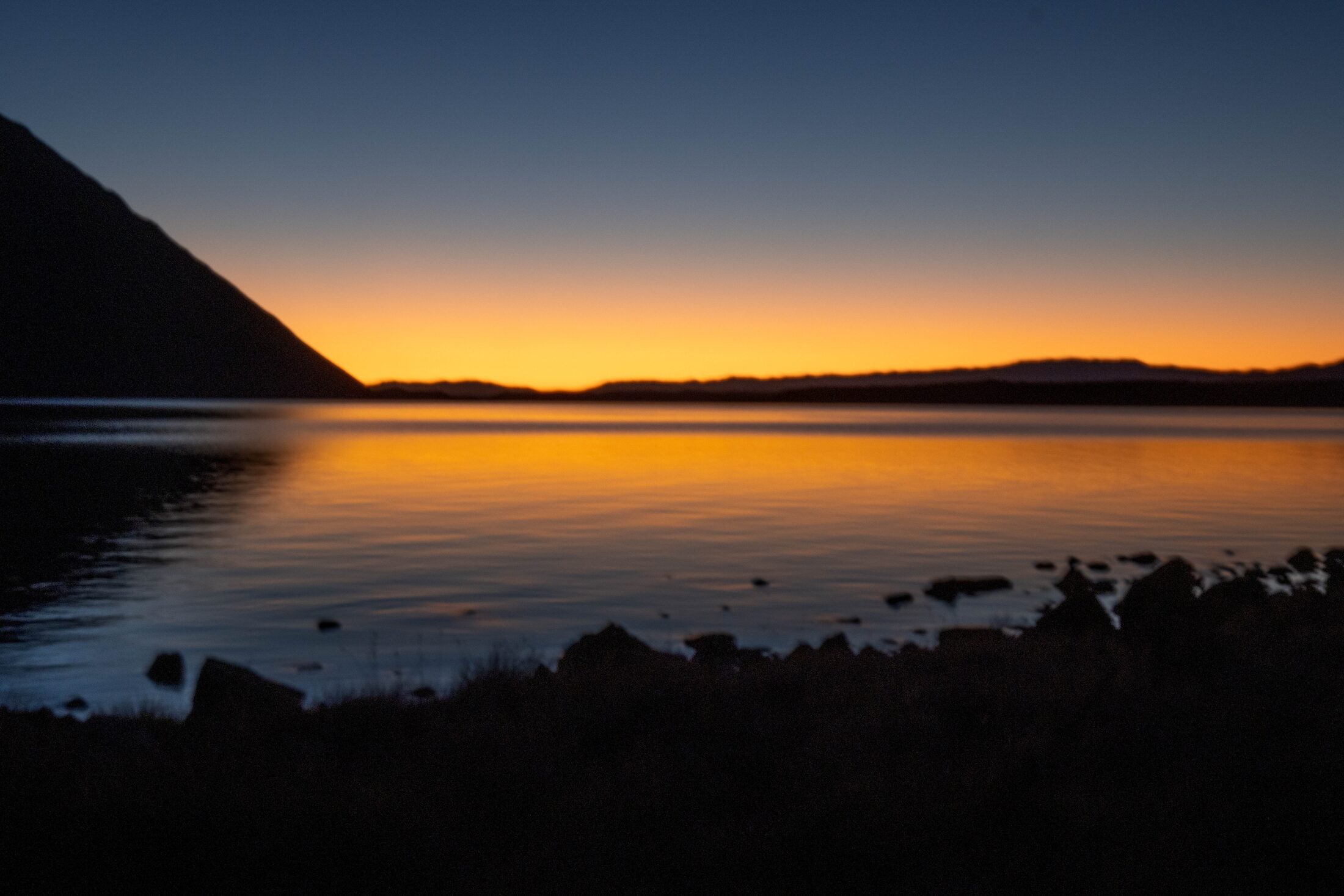 Sunrise at Lake Ohau, New Zealand